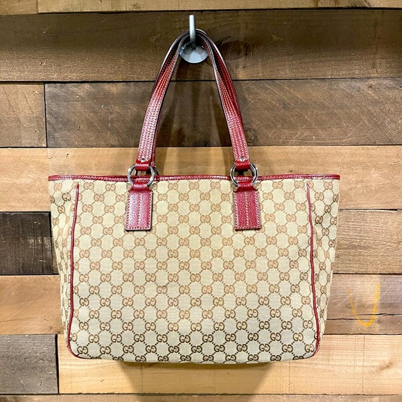 Gucci Canvas Abbey Shopper Tote